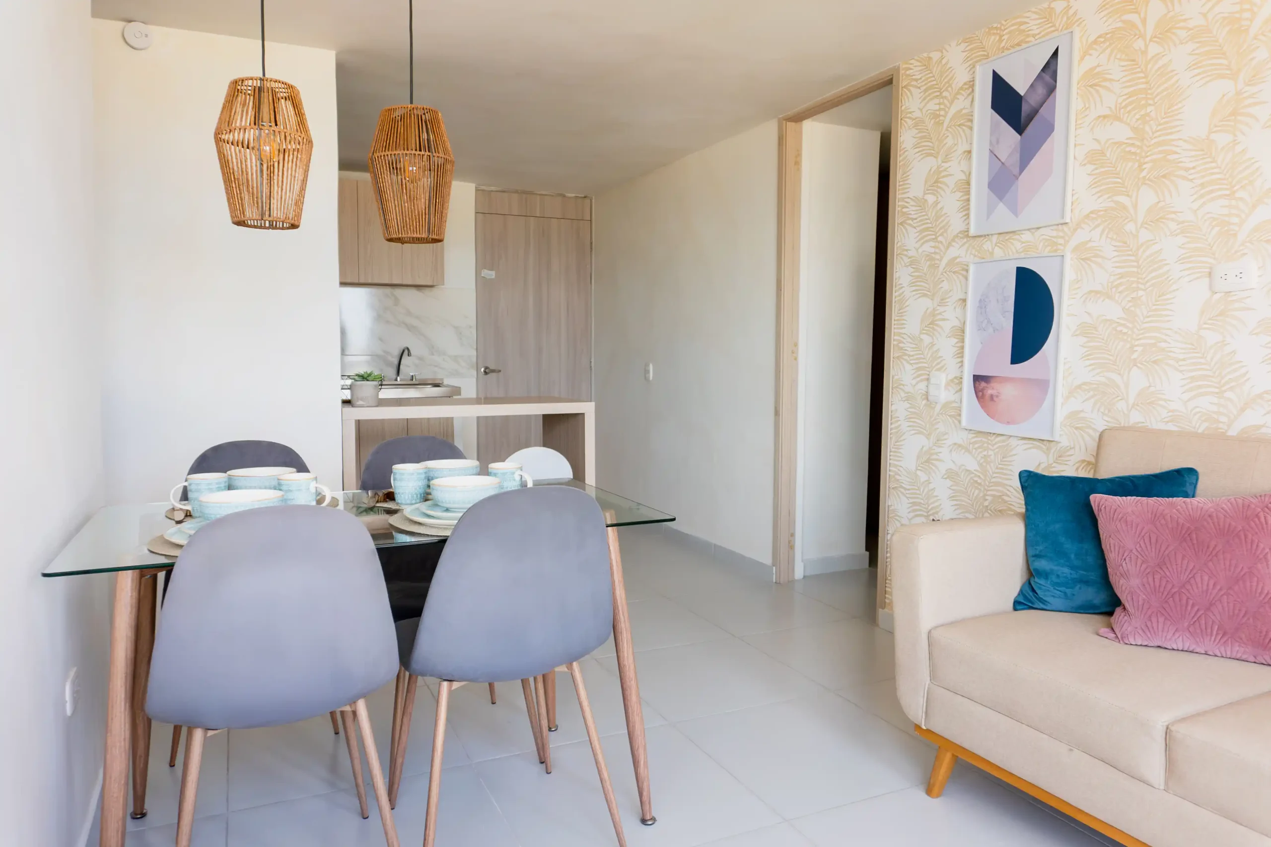 comedor apartamento modelo